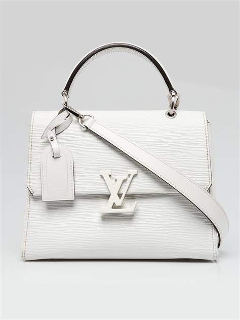 Louis Vuitton White Epi Leather Grenelle PM Bag